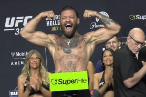 UFC 329 McGregor vs Holloway 2 weigh in July 2026