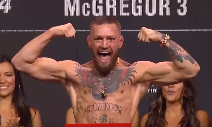 UFC Conor McGregor weigh in 2021