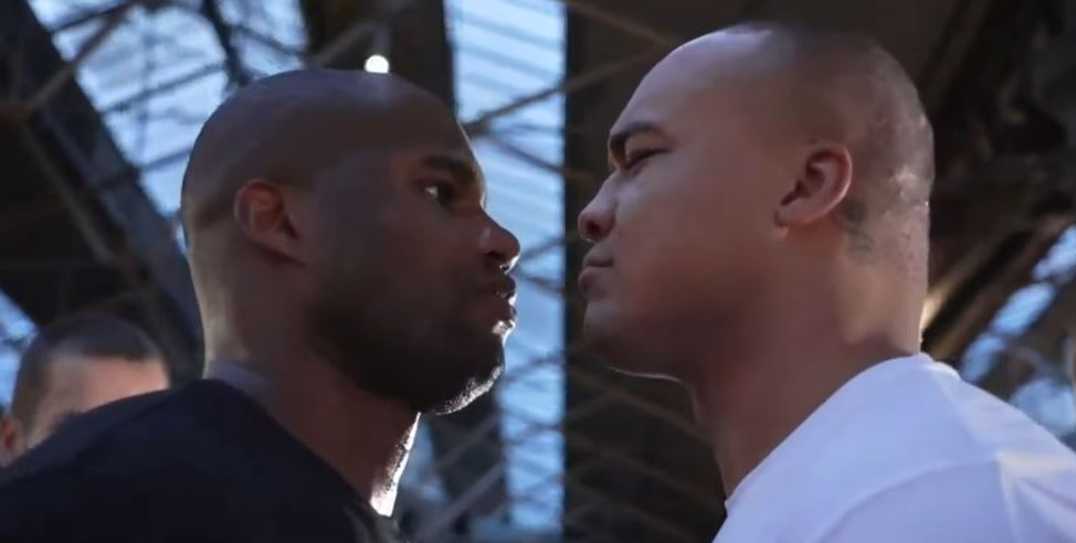 Daniel Dubois and Fabio Wardley open workout face off