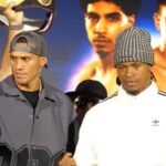Benavidez vs Yarde side by side at press conference