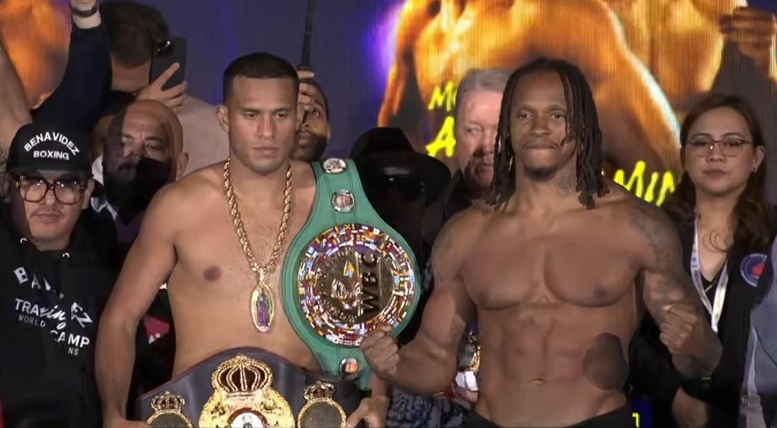 David Benavidez and Anthony Yarde weigh in photo