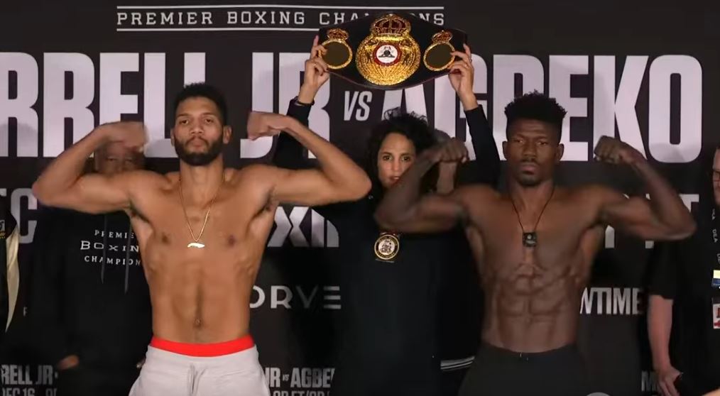 David Morrell Jr. vs. Sena Agbeko: Weigh-In December 15 2023