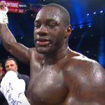 Deontay Wilder post fight pic