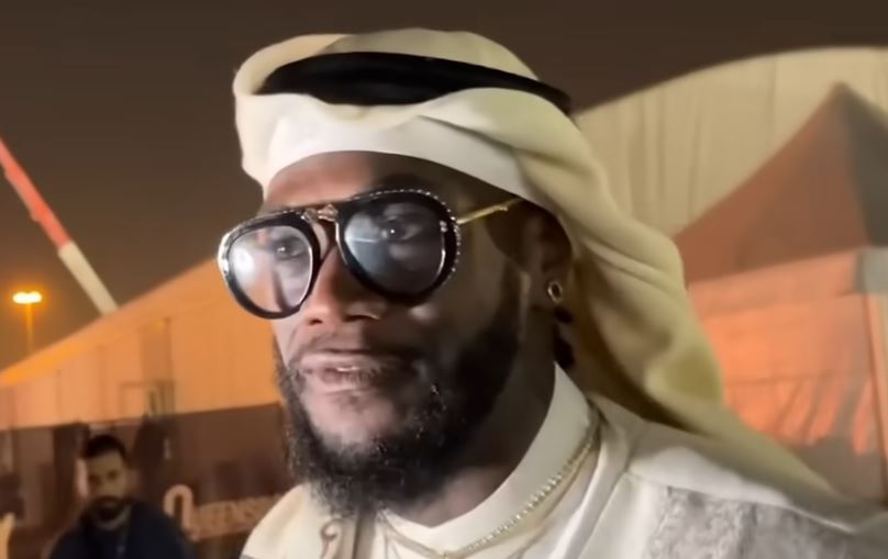 Deontay Wilder in Saudi Arabia for Jake Paul vs Tommy Fury