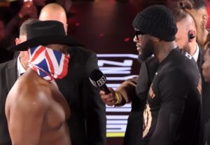 Deontay Wilder vs Derek Chisora weigh in April 3