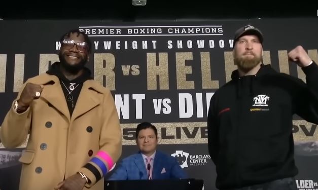 Deontay Wilder and Robert Helenius Fight Presser Photo October 13