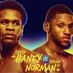 Haney vs Norman Jr fight prelims poster