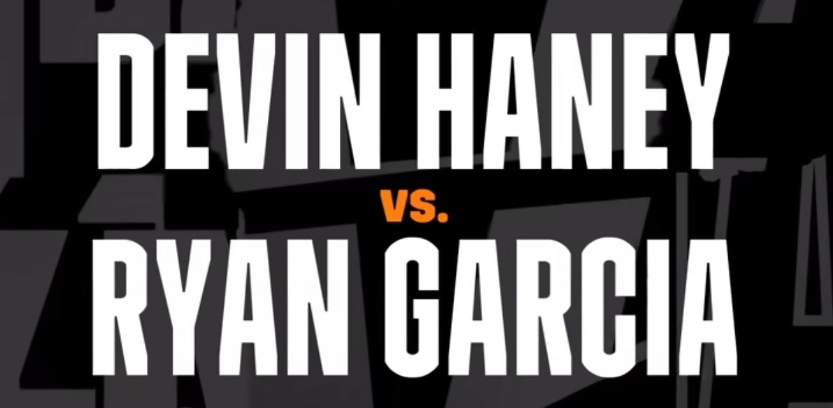 Ryan Garcia versus Devin Haney boxing match