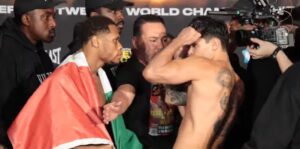 Haney and Garcia face off