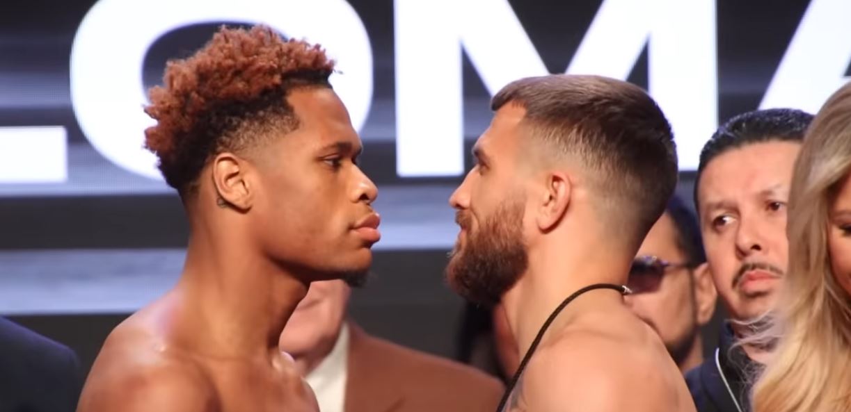 Devin Haney vs Vasiliy Lomachenko Weigh in Fight Face Off 2023