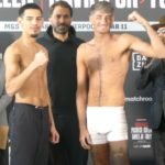 Diego Pacheco vs Jack Cullen fight weigh in