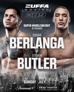 Edgar Berlanga vs Steven Butler Zuffa Boxing