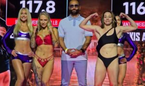 Ebanie Bridges Alexis Araiza Mones weigh in January 2026