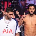 Edgar Berlanga and Hamzah Sheeraz weigh in photo July 10