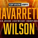 Emanuel Navarrete vs Liam Wilson Fight Banner 2023