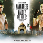 Emanuel Navarrete vs. Oscar Valdez Fight Poster August 2023