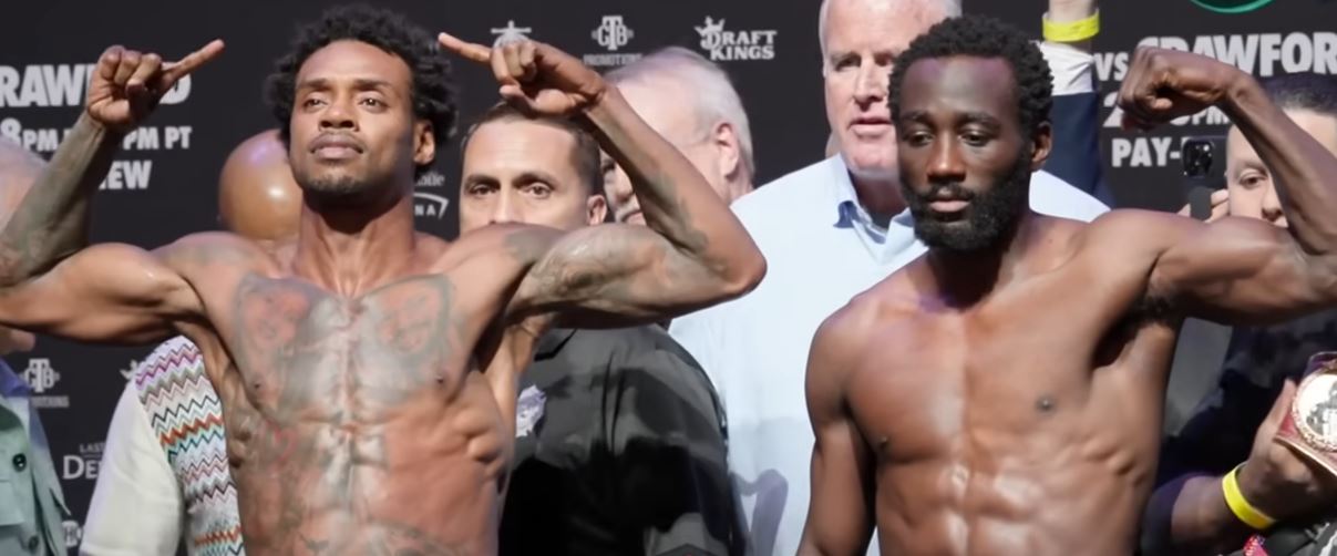 Errol Spence vs Terence Crawford fight weigh in july 29 2023