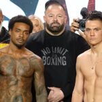 Errol Spence and Tim Tszyu in Australia weigh in