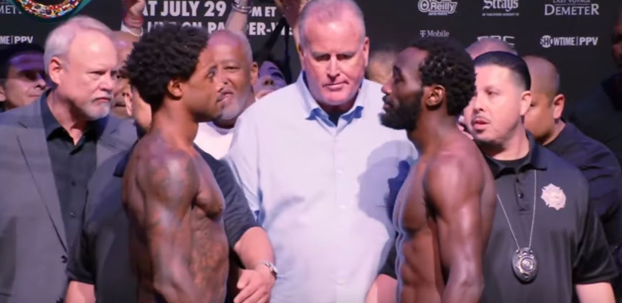 Errol Spence vs Terence Bud Crawford Weigh In 2023