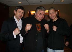 Evan Chan with George Chuvalo