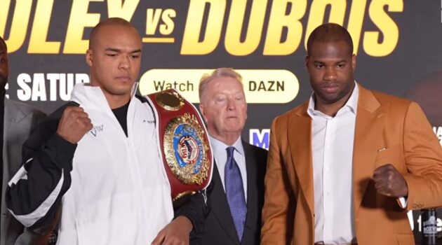 Fabio Wardley vs. Daniel Dubois press conference in Manchester England