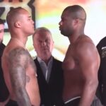 Fabio Wardley vs Daniel Dubois weigh in face off