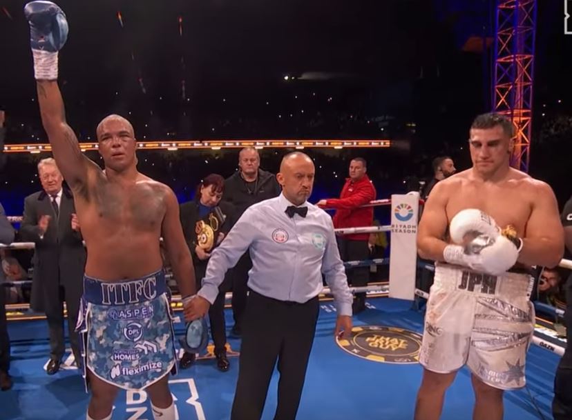 Fabio Wardley victorious against Justis Huni