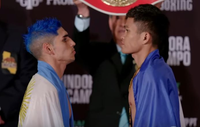 Fernando Martinez vs. Jerwin Ancajas Fight face off