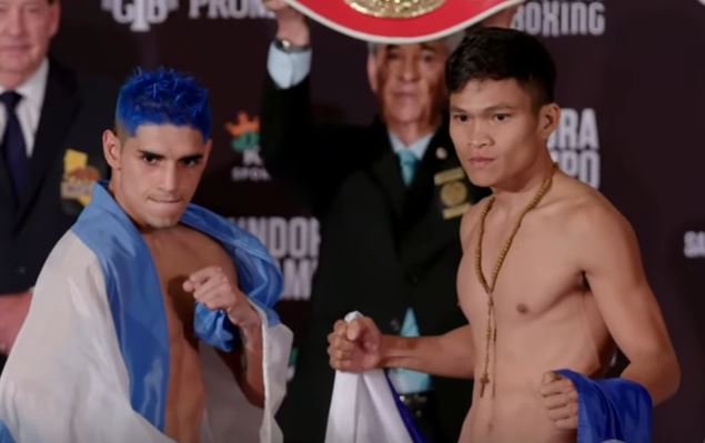 Fernando Martinez vs Jerwin Ancajas 2 fight weigh in