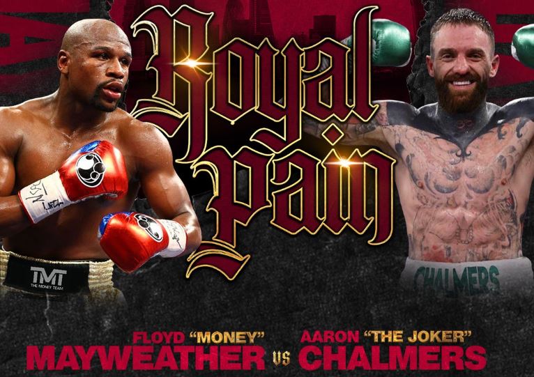 Floyd Money Mayweather vs Aaron The Joker Chalmers boxing bout 2023