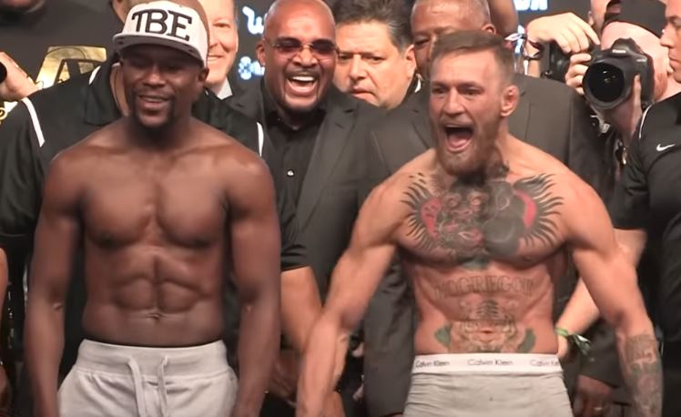 Floyd Mayweather and Conor McGregor Weigh in 2017