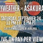Mayweather Asakura Japan Boxing Fight