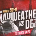 Floyd Mayweather vs. Deji Exhibition Boxing Poster