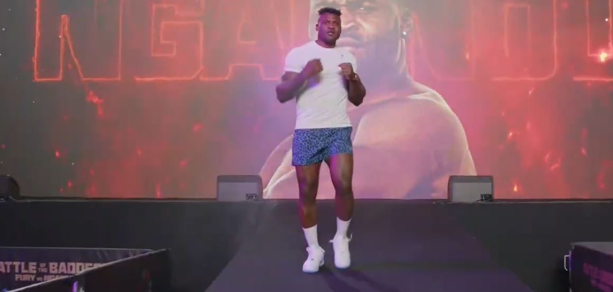 UFC champion Francis Ngannou for Tyson Fury fight