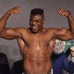 UFC heavyweight Francis Ngannou weighs in for boxing bout with Tyson Fury