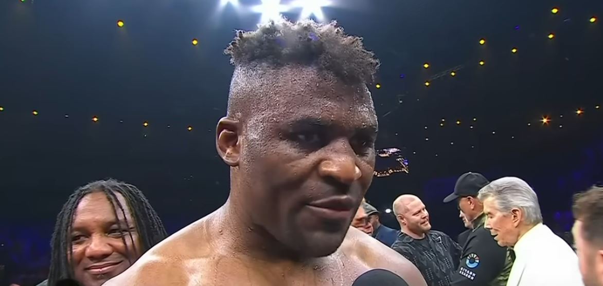 UFC heavyweight champ Francis Ngannou