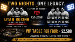 Fullmer Boxing Flyer September 2026