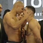 Levi Rigters vs Bahram Rajabzadeh Face Off at Glory 95 weigh in