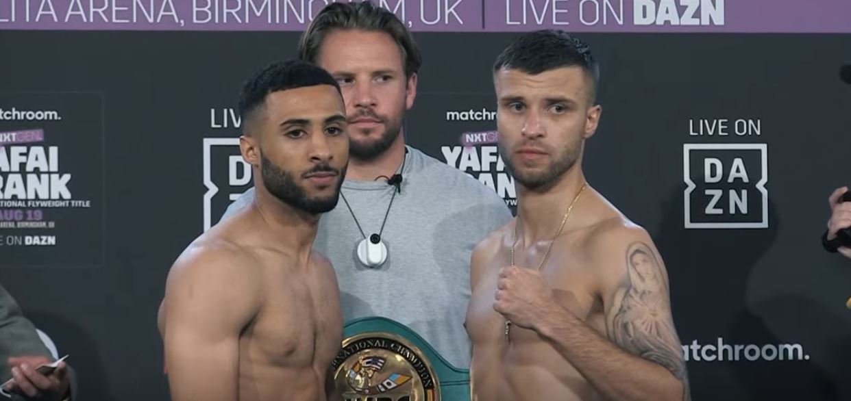 Galal Yafai vs Tommy Frank Face off