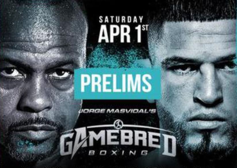 Jorge Masvidal Gamebred Boxing 4 Jones Jr vs Pettis fight prelims