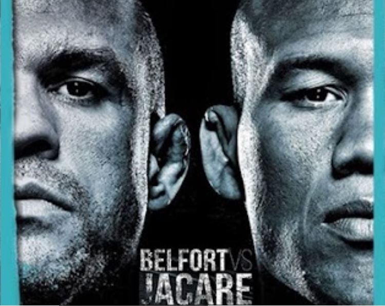 Vitor Belfort vs. Jacare Souza boxing match April 1