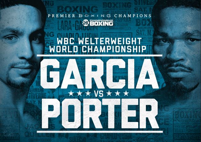 Danny Garcia vs Shawn Porter fight poster