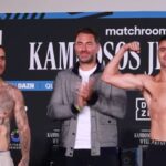 George Kambosos Jr vs Jake Wyllie fight weigh in 2025