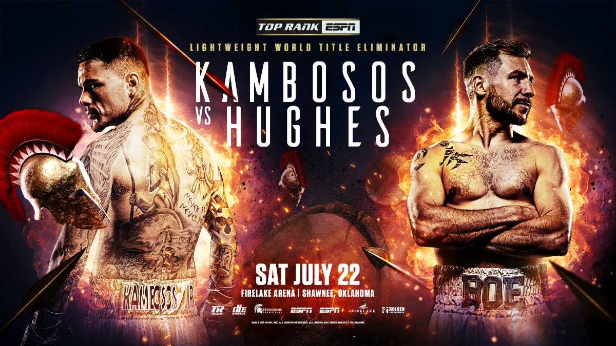 George Kambosos Jr vs Maxi Hughes Top Rank Boxing