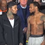 Gervonta Tank Davis and Lamont Roach weigh in