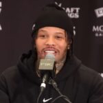 Gervonta Tank Davis addresses media at post fight presser