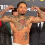 Boxer Gervonta Tank Davis weigh in photo