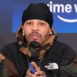Gervonta Davis wearing a black wave cap
