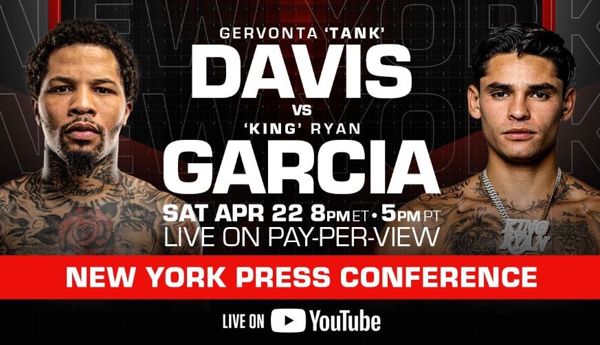 Gervonta 'Tank' Davis vs Ryan Garcia New York Fight Press Conference Live Stream