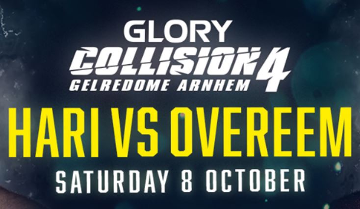 Glory Kickboxing Badr Hari vs Alistair Overeem 3 rematch October 8